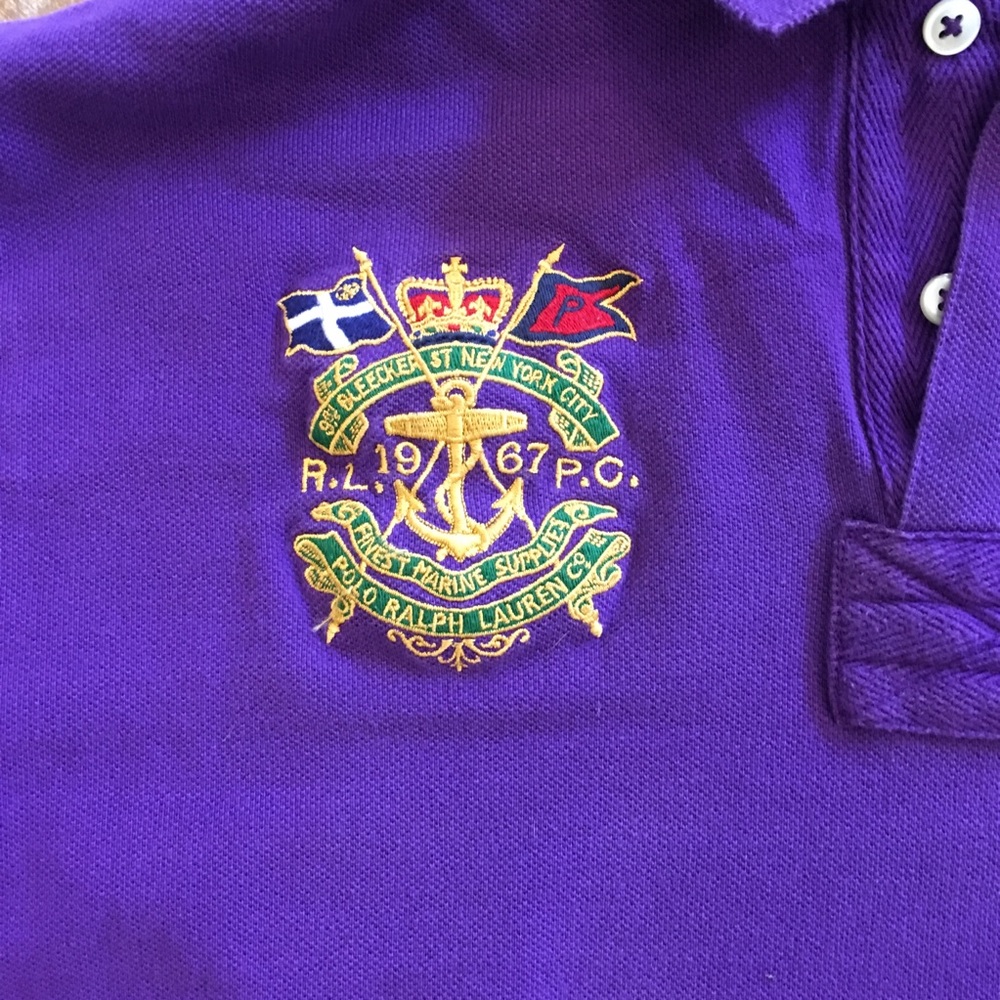 Polo Ralph Lauren Big Pony Logo Crest Shirt Mens L - Picture 3 of 7